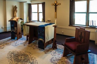 Blue Altar & Ambo Paraments
BC High Chapel
Boston, MA
2015